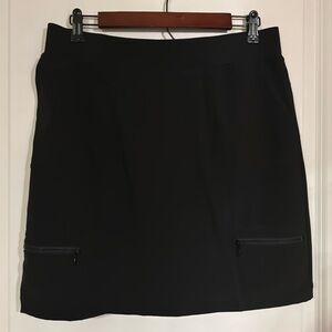 Chicos Zenergy Athletic Skort Wicking Sz 0.5 (equivalent to Sz 4-6) Black